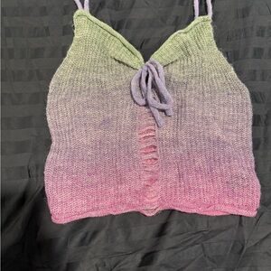 Gradient Knit Women's Top